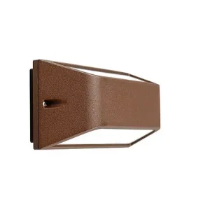 Voordeelprijs Plafoniera Lagos Marrone / corten attacco E27 con 2 emissioni luce 27756 marrone
